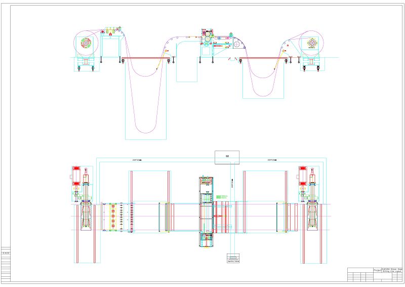 Silicon Steel Coil Straighting and Leveling Cut to Length Line