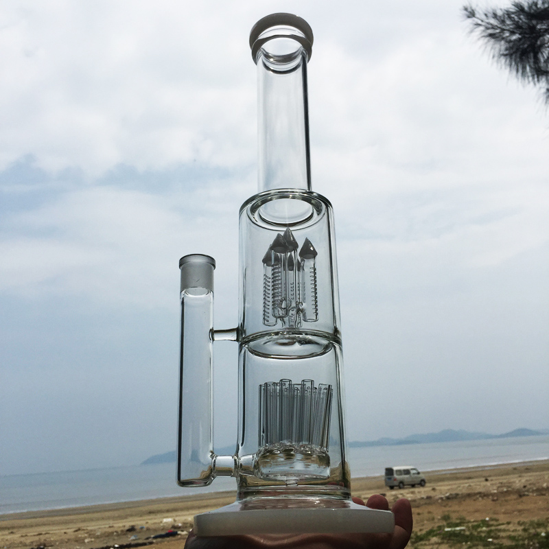 The Trail Blazers Rocket Style Glass Water Pipes (ES-GB-275)