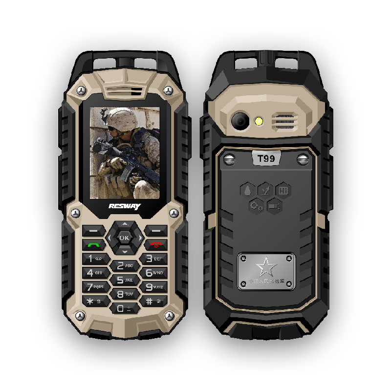 Mini Rugged Waterproof Mobile Phone Shockproof Outdoor