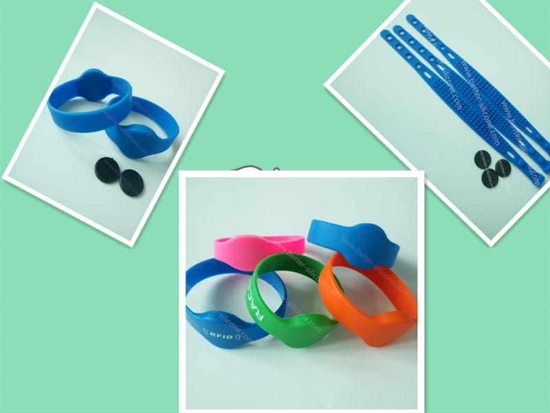 Access Control RFID Rubber Bracelet for Library