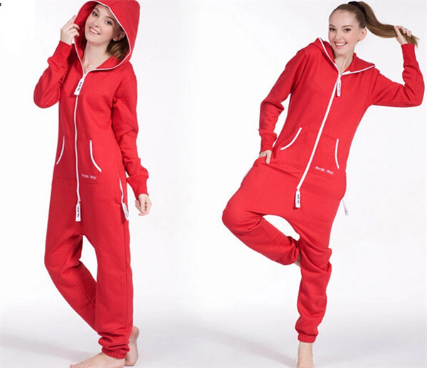 Winter Warm Casual Cotton Jumpsuit for Women