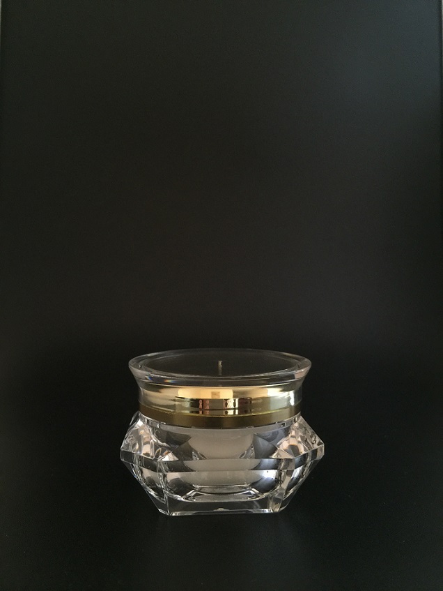 Diamond Shape/UFO Shape Cream Jar for Cosmetic Packaging