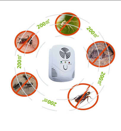 Pest Control, Latest Dual Wave Pest Repellent, Best Pest Repeller for All Kind of Insects and Rodents, Ultrasonic Pest Control Equipment with Blue Night Light