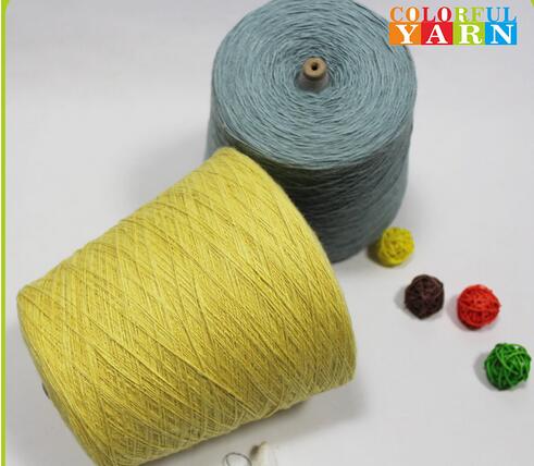 100% Slub Cotton Yarn for Scarf and Socks