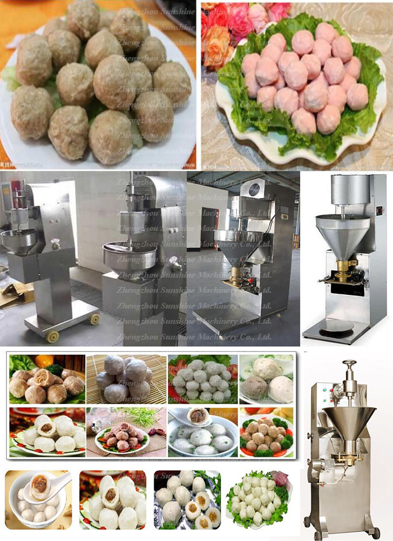 Food Meatball Forming Maker Rolling Meat Ball Making Machine