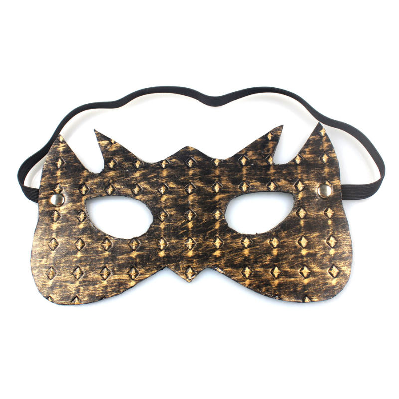 Bronze Leather Eye Mask Sex Toys for Couples Gadget Good Quality Adult Sex Mask