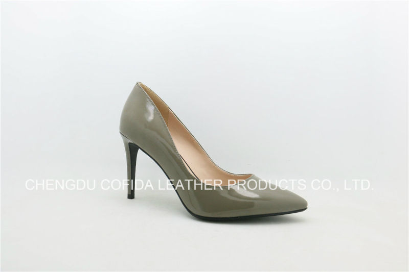 Sexy Pointy High Heels Genuine Leather Women Shoes