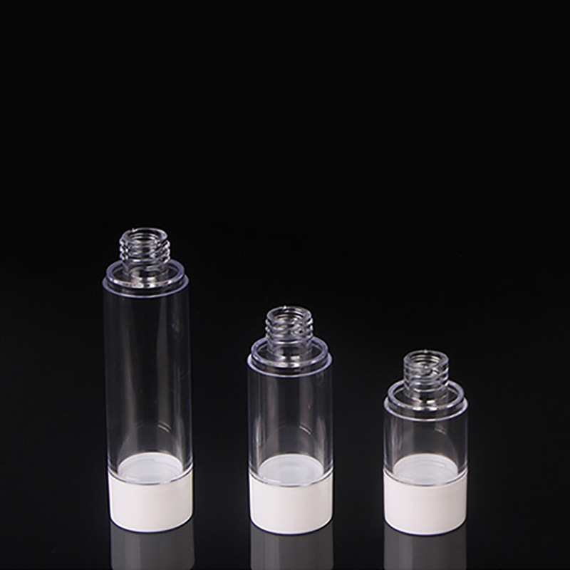 30ml Plastic Cosmetic Airless Bottle with Pump Cover (NAB09)