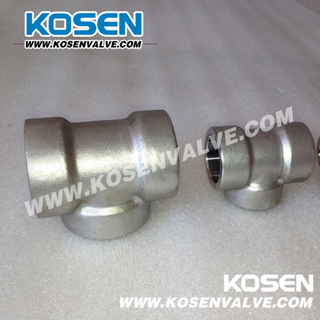 Stainless Steel Pipe Fitting Tee (3000LB)