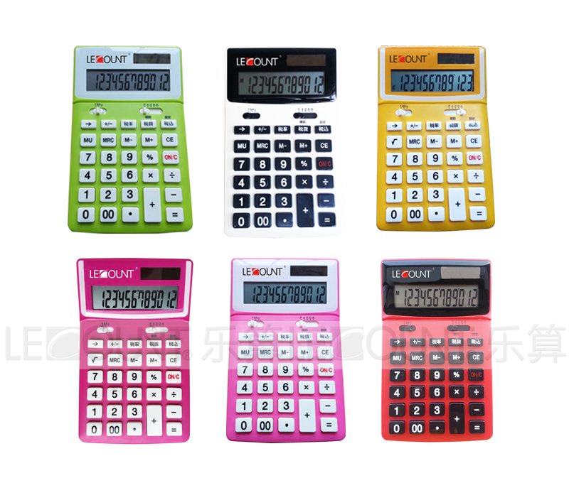 12 Digits Dual Power Desktop Calculator with Optional Tax Function (LC227T)