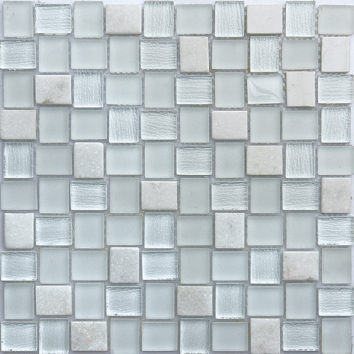 Wholesale Single Color Mixing Crystal Glass Mosaic for Bathroom