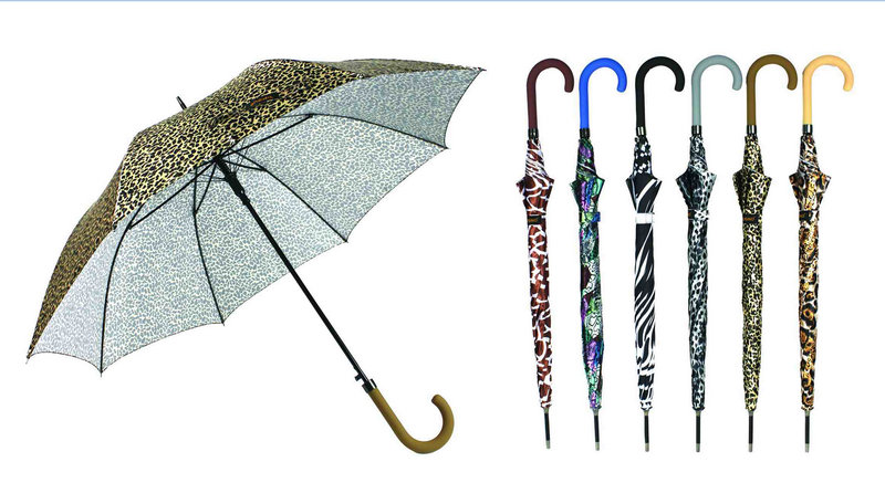 Straight Automatic Animal Skin Print Umbrella (YS-SA23083927R)