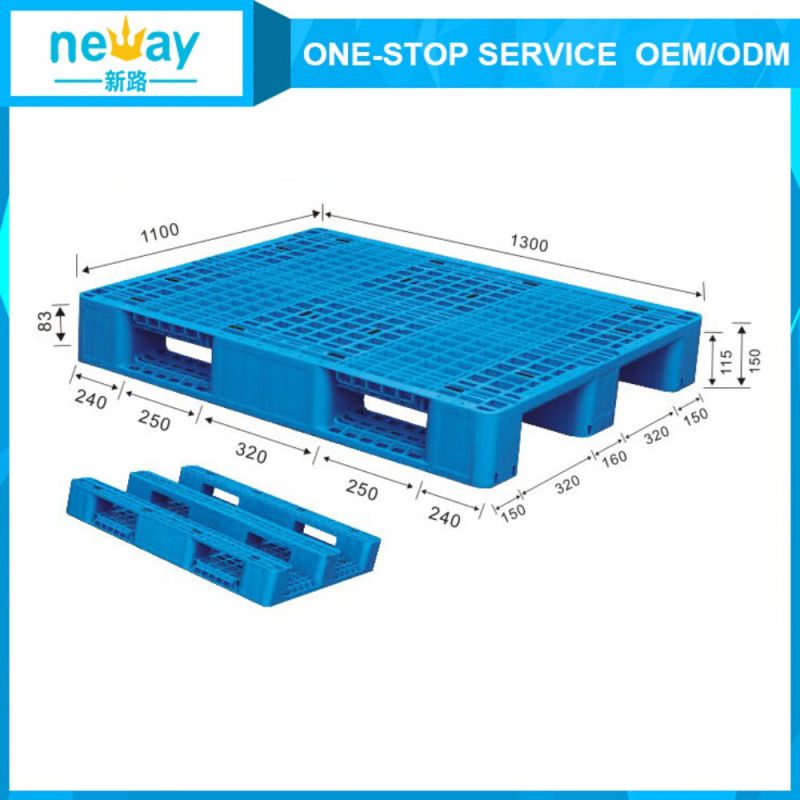 Plastic Material Single Faced Style Heavy Duty Plastic Pallet