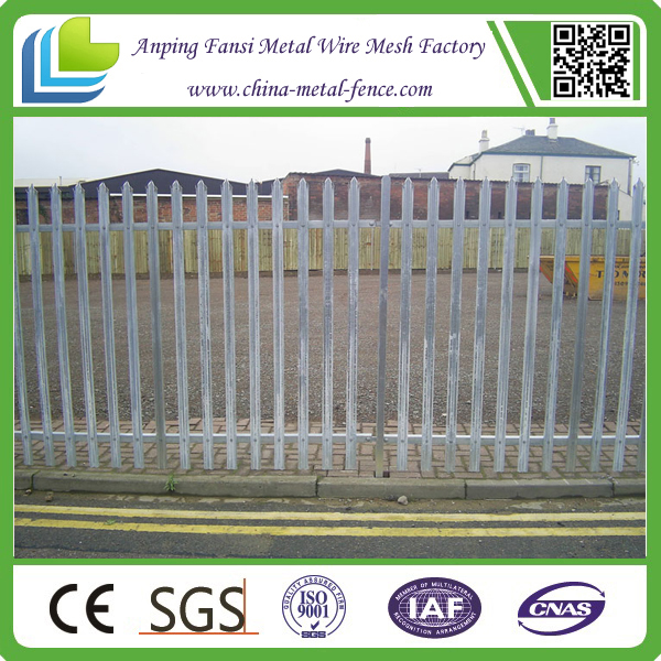 Fs-Y-061 Best Quality Steel Palisade Fence for Rail Factory