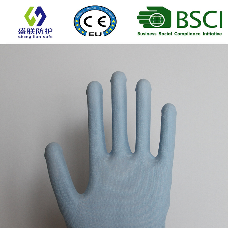 PU Coated Work Safety Glove (SL-PU201B2)