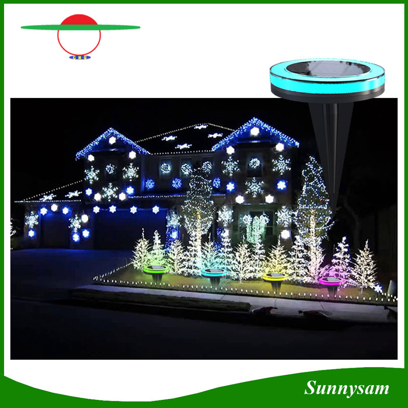 RGB Colorful Solar String Lights for Christmas Garden Festival Decoration