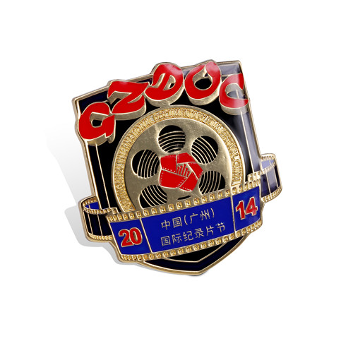 Offset Printed Badge, Epoxy-Dripping Lapel Pin (GZHY-YS-039)