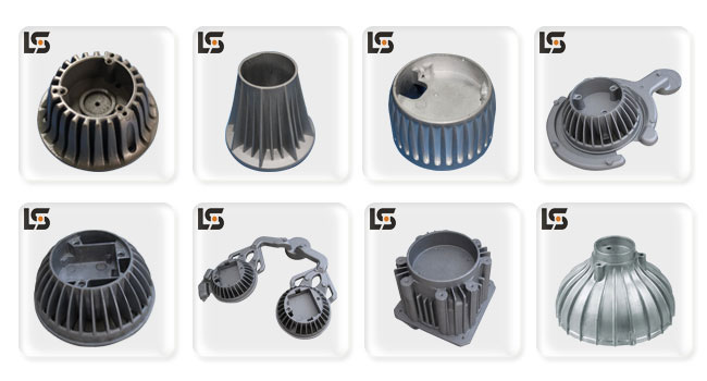 Aluminum Alloy Die Casting for Heatsink LED Lamp Housing