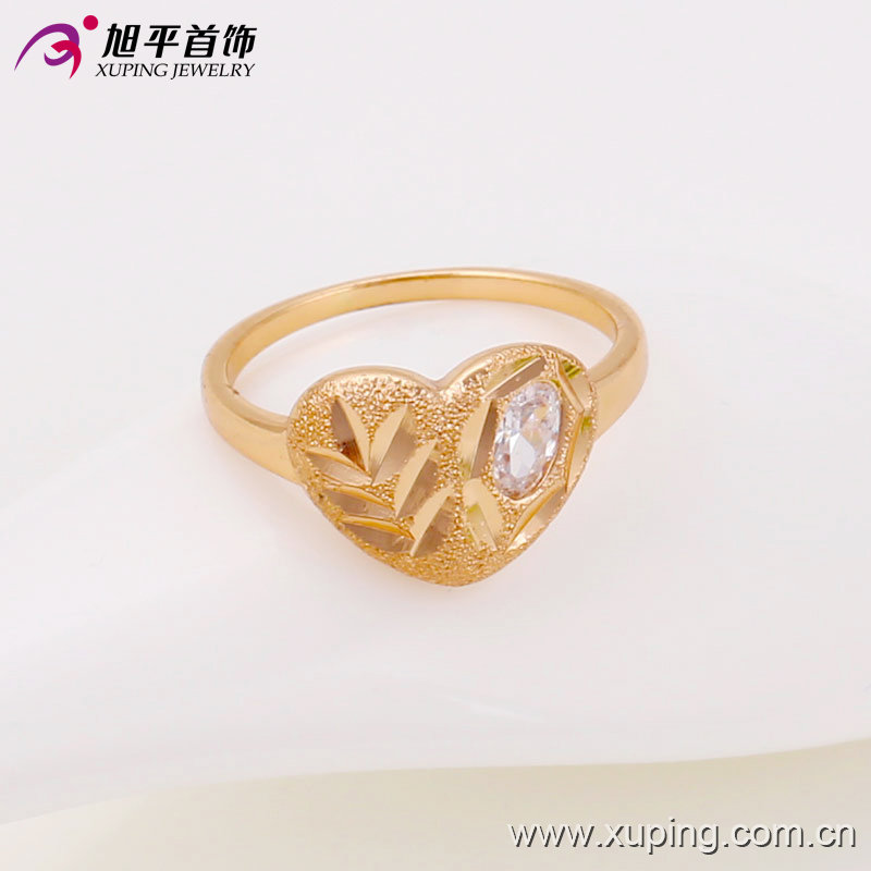 13552 New Arriva Low Price Children Gold Jewelry CZ Ring\ Zirconia Ring for Bady's Design