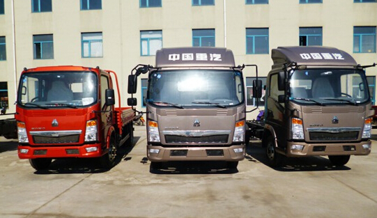 5ton Sinotruk HOWO 4X2 Light Cargo Truck