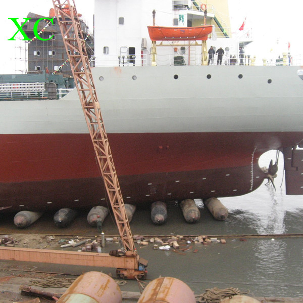 Inflatable Natuaral Rubber Production Ship Lifting Rubber Airbag