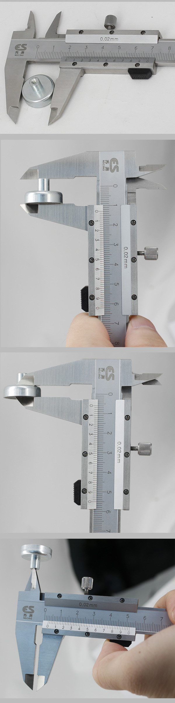 Plating Zinc Round Base Magnet Pot with Inner Thread Rod