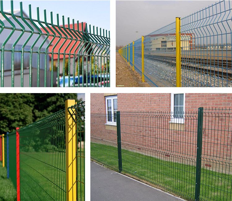 PVC Coated V Pressed Welded Wire Mesh Fence