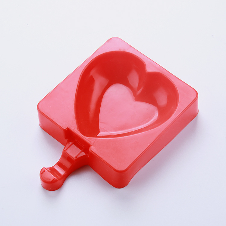 Heart Shape Food Grade Silicone Ice Cream Mould