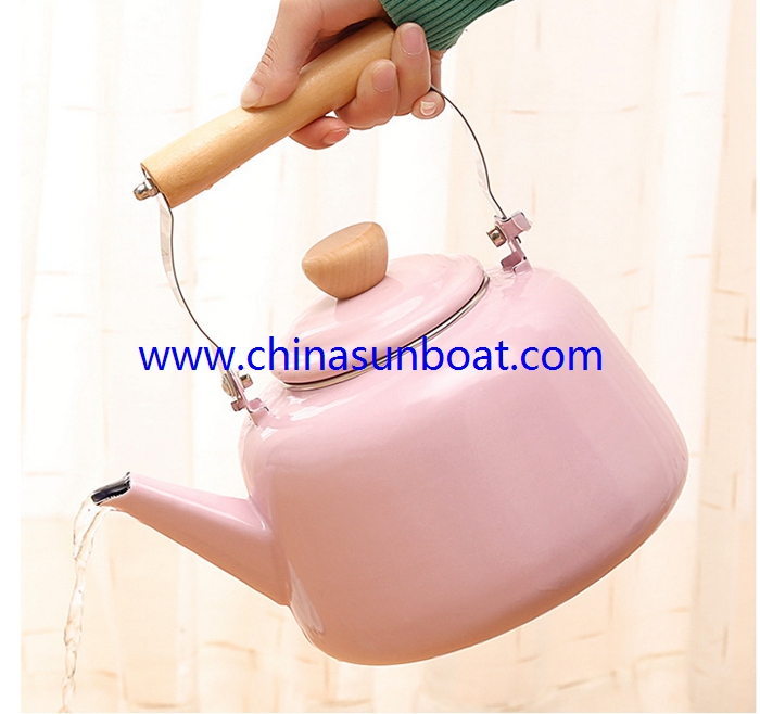 Enamel Chinese Traditional Tea Kettle