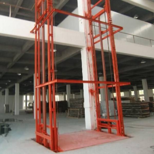 Sjd1-3.5 Guide Rail Cargo Elevator