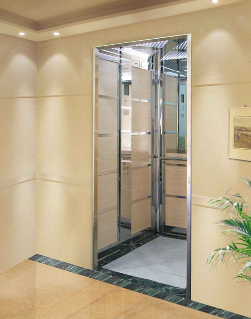 Ce Good Decoration and Safe Passenger Lift Without Machine Room