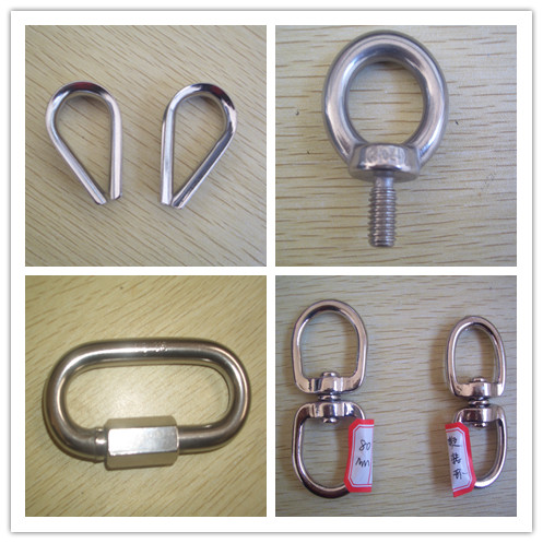 Supply High Quality AISI304/316 Stainless Steel DIN741 Type Wire Rope Clips