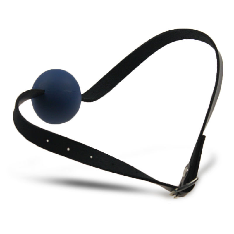 Simple Style Leather Mouth Gag Soft Ball for Sex Bondage Muticolor Bdsm Sex Toys