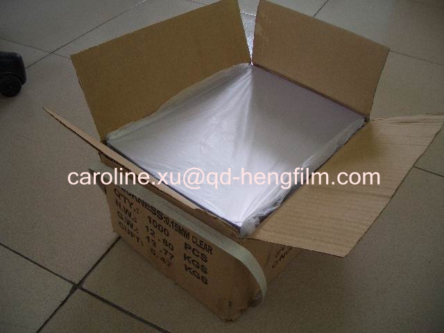 Glue Printed Card Overlay Rigid PVC Sheet for Vacuum Forming