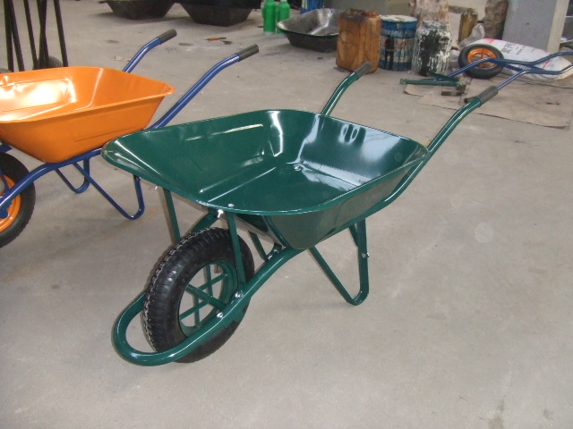 Green Construction Wheel Barrow Wb6400