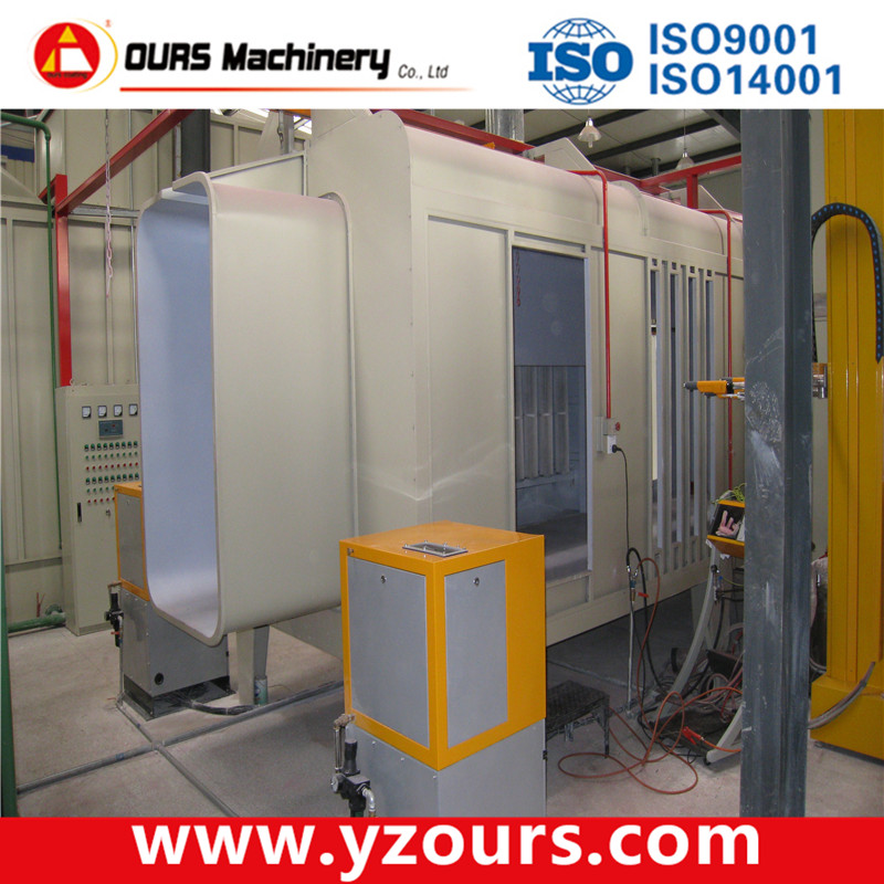 Small Powder Coating Booth for Metal Industry