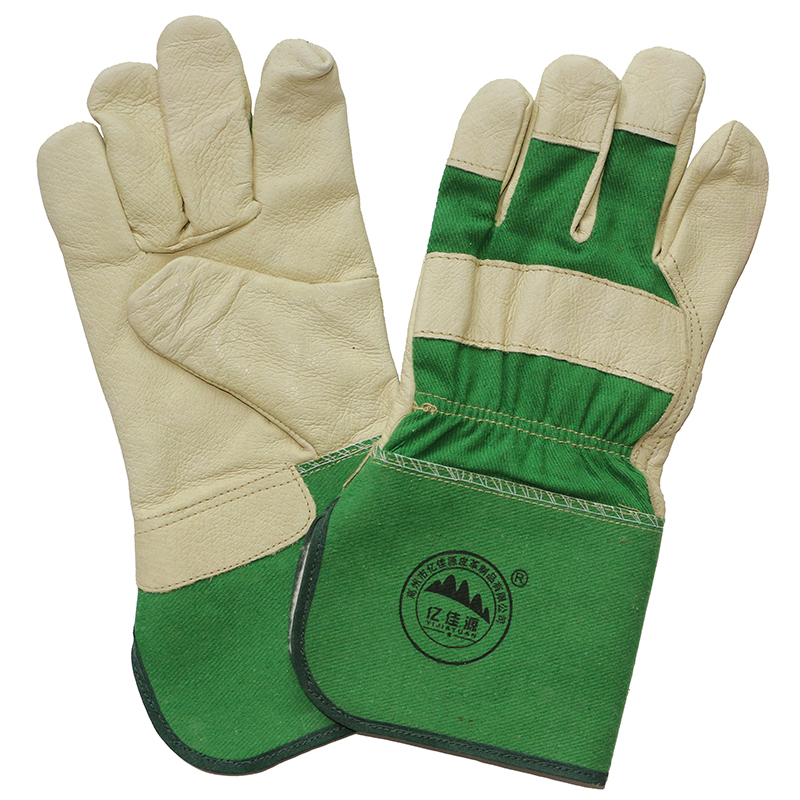 Pig Grain Leather Labor Safety Work Gloves