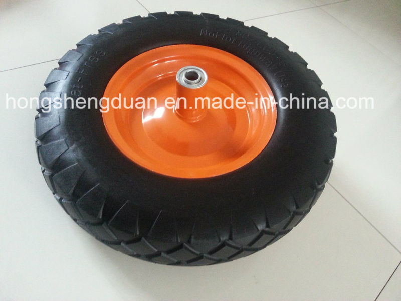 Pneumatic Wheel Big Diamond for Barrow Have Iron Rim