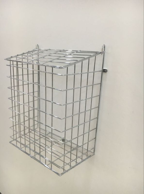 Wire Mesh Chrome Lettercage Basket