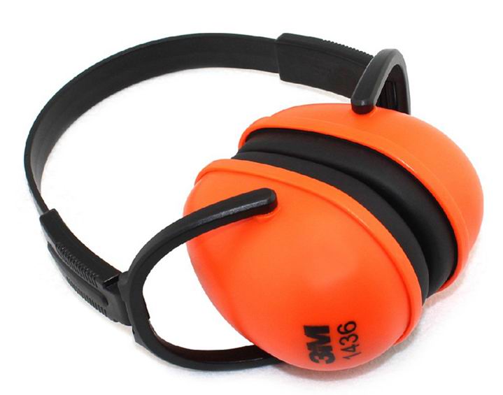 Fashion Orange Design Safety ABS Earmuff with Ce