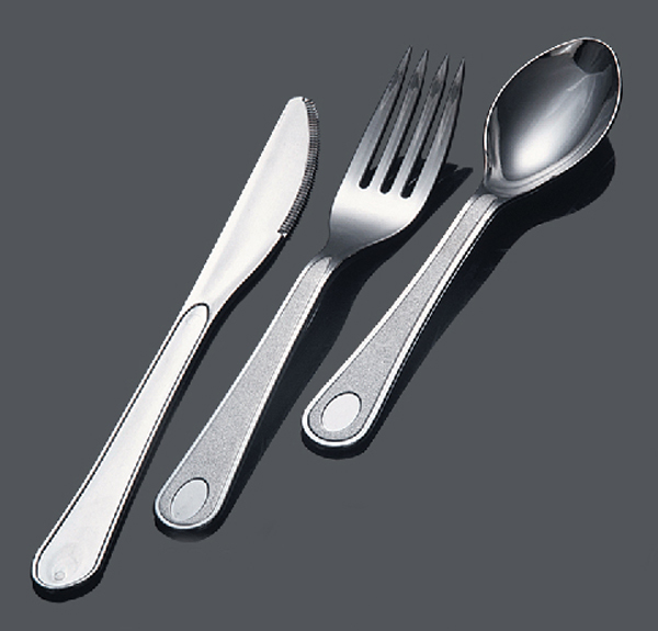 Silver Coated/Stainless Steel Coated/ Clear /White Color PS, PP Material Plastic Cutlery Tableware Cutlery Spoon Knife Fork