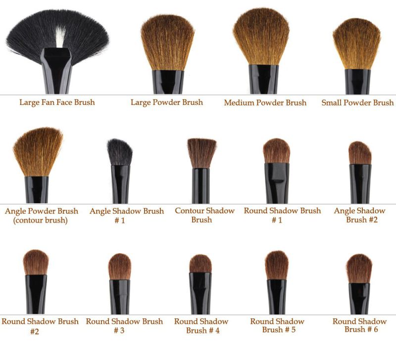 Make up Plastic Brush, Compact Travel Hair Brush