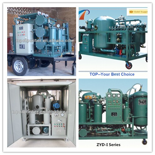 Series Double Stage Vacuum System Dirty Insulating Oil Cleaning Plant/Make The Oil Reach to The Normal Index (ZYD-I)