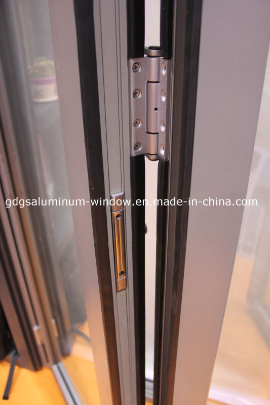 Double Glazing Exterior Interior Bi-Folding 5 Panel Sliding Door