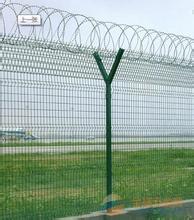 Airport/Prison Fence with Barbed Wire