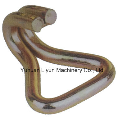 25mm X 1000kg High Quality Metal Double J-Hook, Ratchet Tie Down Strap Hook