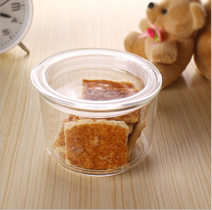 Manufacture Glass Jar Storage with Lid for Food