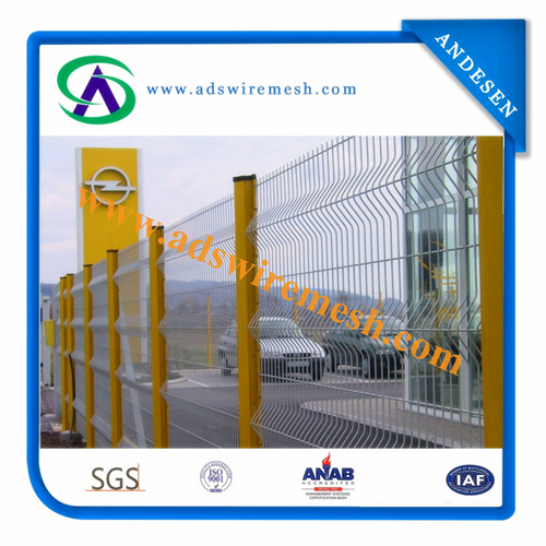 High Quality PVC Coated 3D Wire Mesh Fence/ Welded Garden Fence Panels