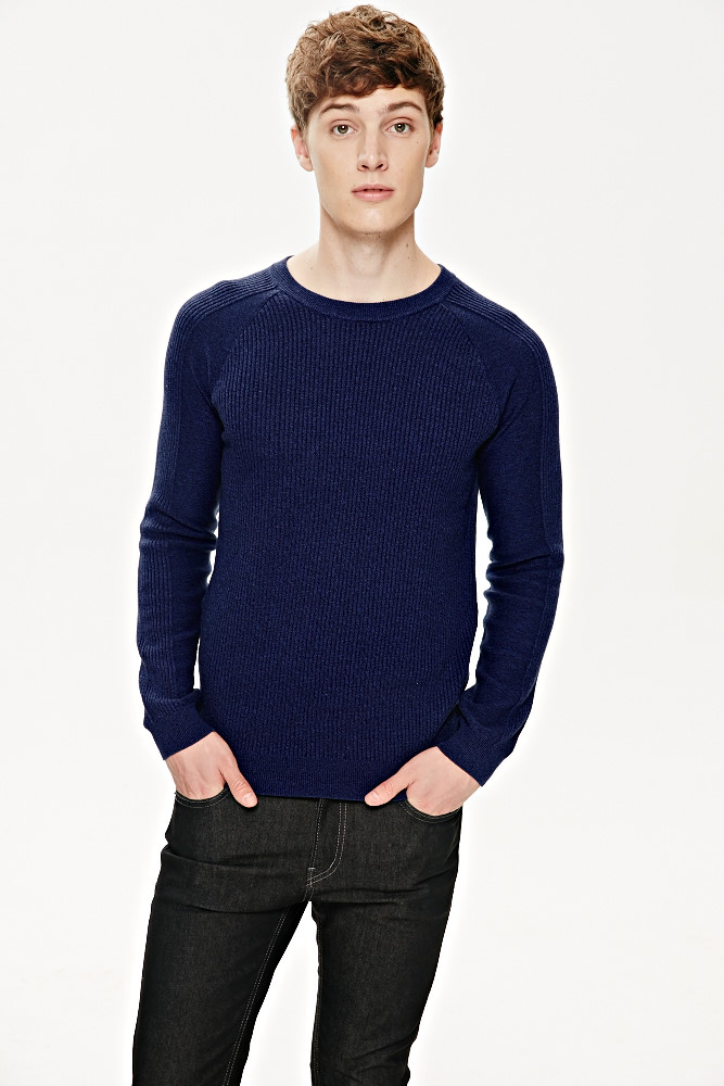 New Cotton Pullover Knit Sweater for Men