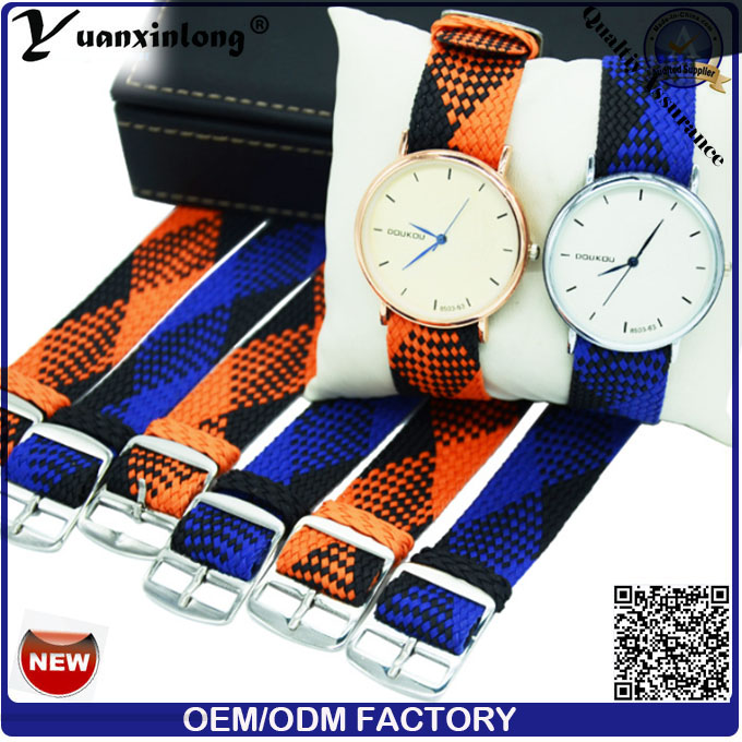 Yxl-036 New Style Watch Strap Band Perlon Strap Wrist Watch Wristband Custom Logo Wholesale Cheapest Watches Band